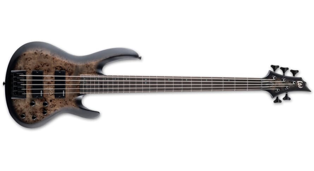 LTD B-5E BP CHARCOAL BURST SATIN